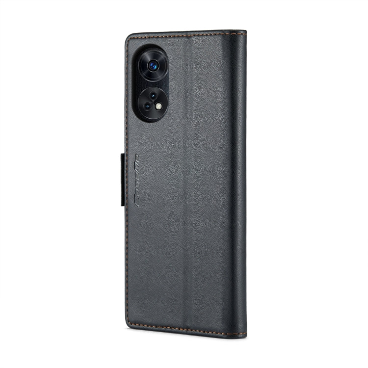 CaseMe 023 Butterfly Buckle Litchi Texture RFID Anti-theft Leather Phone Case, For OPPO Reno8 T 4G, For OPPO A57 4G Global/A57s 4G Global, For OPPO Reno10 5G Global／Reno10 Pro Global, For OPPO A77 4G Global / A57e 4G