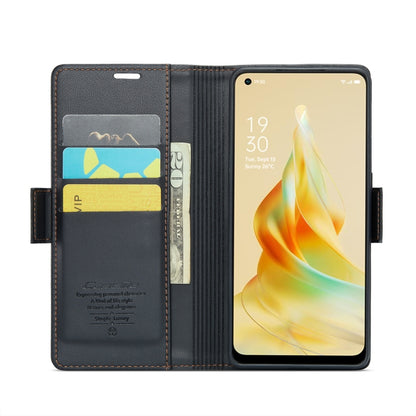 CaseMe 023 Butterfly Buckle Litchi Texture RFID Anti-theft Leather Phone Case, For OPPO Reno8 T 4G, For OPPO A57 4G Global/A57s 4G Global, For OPPO Reno10 5G Global／Reno10 Pro Global, For OPPO A77 4G Global / A57e 4G