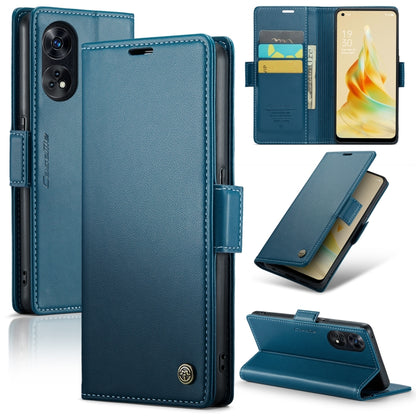 CaseMe 023 Butterfly Buckle Litchi Texture RFID Anti-theft Leather Phone Case, For OPPO Reno8 T 4G, For OPPO A57 4G Global/A57s 4G Global, For OPPO Reno10 5G Global／Reno10 Pro Global, For OPPO A77 4G Global / A57e 4G