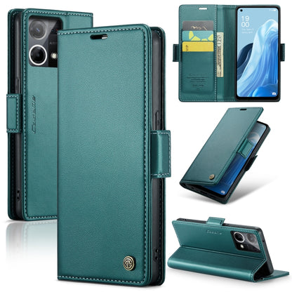CaseMe 023 Butterfly Buckle Litchi Texture RFID Anti-theft Leather Phone Case, For OPPO Reno8 Lite Global, For OPPO Reno7 4G Indonesia/F21 Pro 4G/Reno8 4G, For OPPO F21 Pro 5G Globa/Reno8 Z Global, For OPPO Reno8 T 5G/A1 Pro 5G