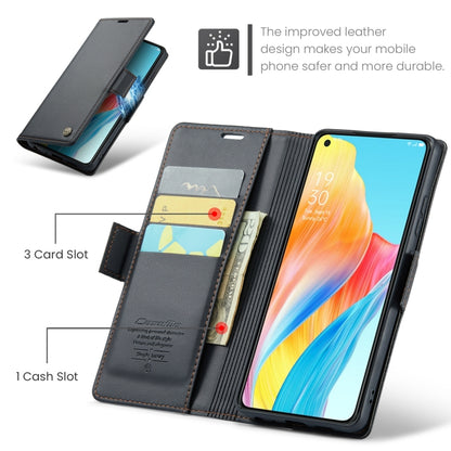 CaseMe 023 Butterfly Buckle Litchi Texture RFID Anti-theft Leather Phone Case, For OPPO A78 4G, For OPPO A77s, For OPPO Reno8 Pro 5G Global, For OPPO Reno7 Z Global/Reno7 Lite Global