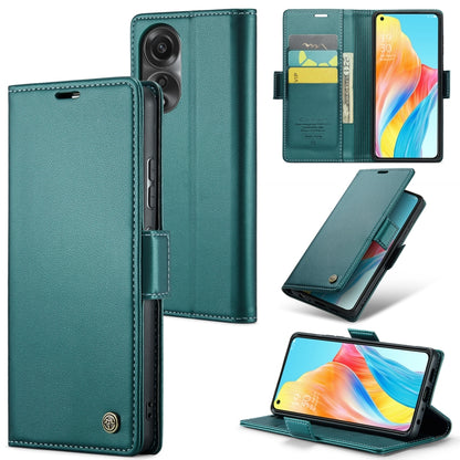 CaseMe 023 Butterfly Buckle Litchi Texture RFID Anti-theft Leather Phone Case, For OPPO A78 4G, For OPPO A77s, For OPPO Reno8 Pro 5G Global, For OPPO Reno7 Z Global/Reno7 Lite Global