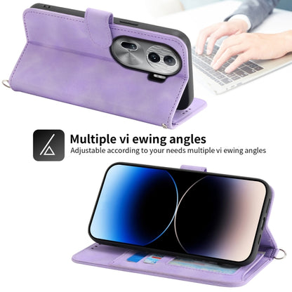 Skin Feel Flowers Embossed Wallet Leather Phone Case, For OPPO Reno11 Pro, For OPPO Reno11, For OPPO A2, For OPPO A38 4G