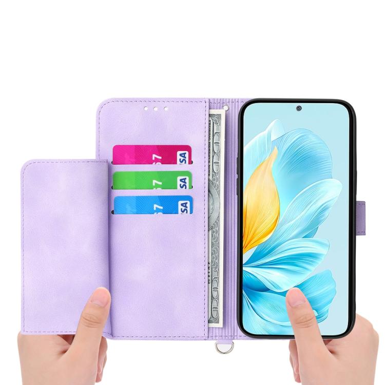 Skin Feel Flowers Embossed Wallet Leather Phone Case, For OPPO A6 Pro 4G / 5G Global / F31 5G, For OPPO Reno14 Global / Reno14 F 5G, For OPPO A5x 5G / A3 4G / 5G / A3x 4G / 5G, For OPPO A5 5G Global / A3 Pro 5G