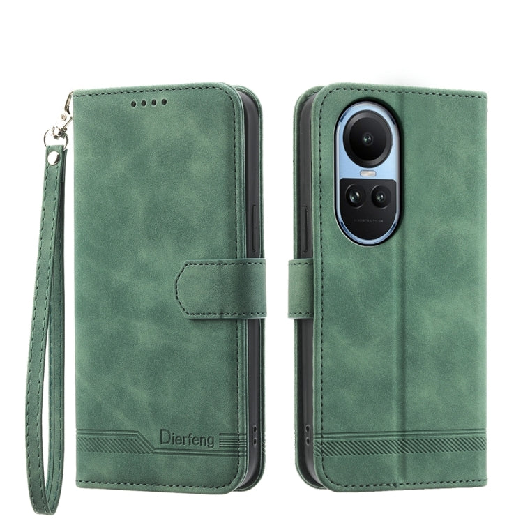 Dierfeng Dream Line TPU Hybrid PU Leather Phone Case, For OPPO A38 4G, For OPPO A58 4G, For OPPO Reno10 Global/Reno10 Pro Global, For OPPO Reno10 Pro+ 5G