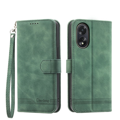 Dierfeng Dream Line TPU Hybrid PU Leather Phone Case, For OPPO A38 4G, For OPPO A58 4G, For OPPO Reno10 Global/Reno10 Pro Global, For OPPO Reno10 Pro+ 5G