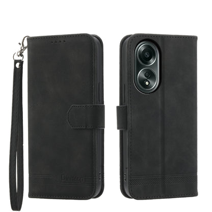 Dierfeng Dream Line TPU Hybrid PU Leather Phone Case, For OPPO A38 4G, For OPPO A58 4G, For OPPO Reno10 Global/Reno10 Pro Global, For OPPO Reno10 Pro+ 5G