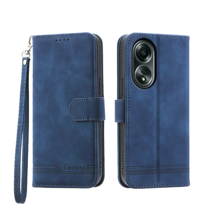 Dierfeng Dream Line TPU Hybrid PU Leather Phone Case, For OPPO A38 4G, For OPPO A58 4G, For OPPO Reno10 Global/Reno10 Pro Global, For OPPO Reno10 Pro+ 5G