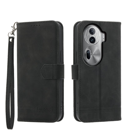 Dierfeng Dream Line TPU Hybrid PU Leather Phone Case, For OPPO Reno13 F 4G / 5G, For OPPO Reno11 Pro China, For OPPO Reno11 China, For OPPO A2