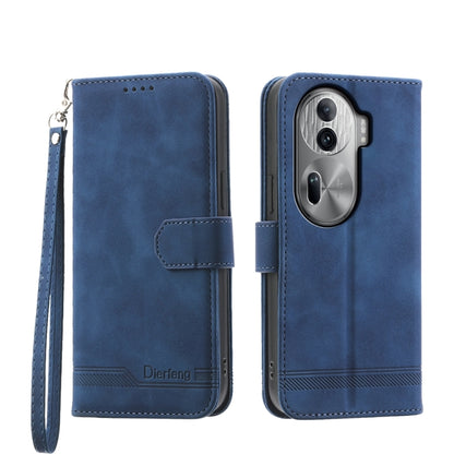 Dierfeng Dream Line TPU Hybrid PU Leather Phone Case, For OPPO Reno13 F 4G / 5G, For OPPO Reno11 Pro China, For OPPO Reno11 China, For OPPO A2