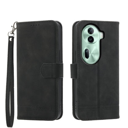 Dierfeng Dream Line TPU Hybrid PU Leather Phone Case, For OPPO Reno13 F 4G / 5G, For OPPO Reno11 Pro China, For OPPO Reno11 China, For OPPO A2