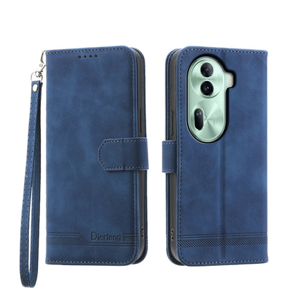 Dierfeng Dream Line TPU Hybrid PU Leather Phone Case, For OPPO Reno13 F 4G / 5G, For OPPO Reno11 Pro China, For OPPO Reno11 China, For OPPO A2