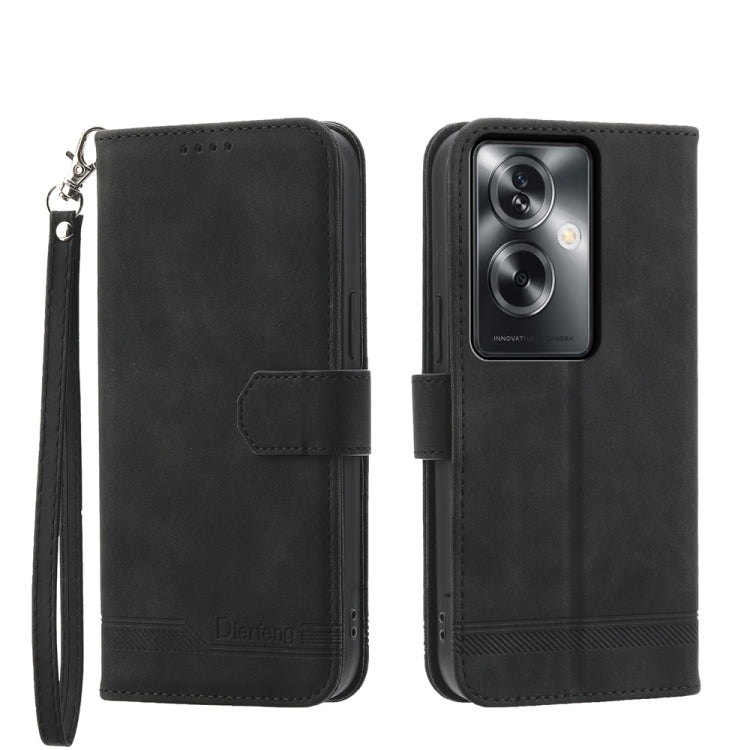 Dierfeng Dream Line TPU Hybrid PU Leather Phone Case, For OPPO Reno13 F 4G / 5G, For OPPO Reno11 Pro China, For OPPO Reno11 China, For OPPO A2