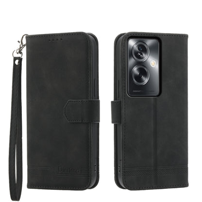 Dierfeng Dream Line TPU Hybrid PU Leather Phone Case, For OPPO Reno13 F 4G / 5G, For OPPO Reno11 Pro China, For OPPO Reno11 China, For OPPO A2