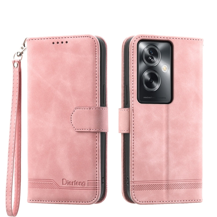 Dierfeng Dream Line TPU Hybrid PU Leather Phone Case, For OPPO Reno13 F 4G / 5G, For OPPO Reno11 Pro China, For OPPO Reno11 China, For OPPO A2