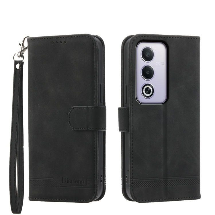 Dierfeng Dream Line TPU Hybrid PU Leather Phone Case, For OPPO Reno14 Global / Reno14 F 5G, For OPPO A5x 5G / A3 4G / 5G / A3x 4G / 5G, For OPPO A5 5G Global / A3 Pro 5G, For OPPO A5 PRO 5G Global