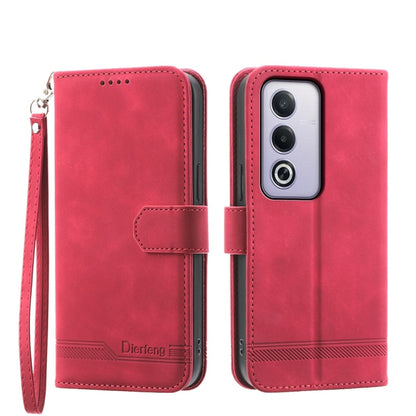 Dierfeng Dream Line TPU Hybrid PU Leather Phone Case, For OPPO Reno14 Global / Reno14 F 5G, For OPPO A5x 5G / A3 4G / 5G / A3x 4G / 5G, For OPPO A5 5G Global / A3 Pro 5G, For OPPO A5 PRO 5G Global