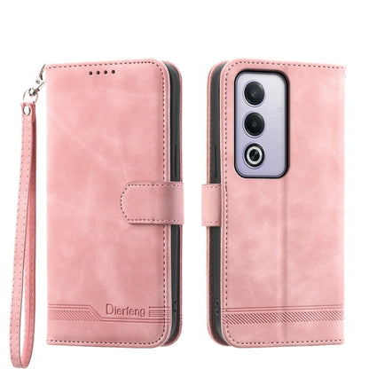 Dierfeng Dream Line TPU Hybrid PU Leather Phone Case, For OPPO Reno14 Global / Reno14 F 5G, For OPPO A5x 5G / A3 4G / 5G / A3x 4G / 5G, For OPPO A5 5G Global / A3 Pro 5G, For OPPO A5 PRO 5G Global