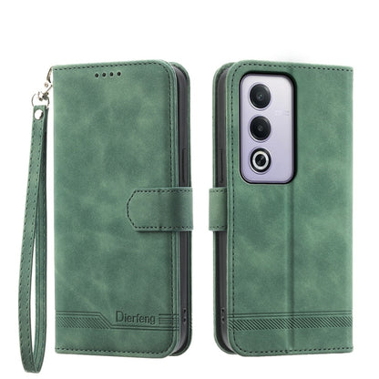 Dierfeng Dream Line TPU Hybrid PU Leather Phone Case, For OPPO Reno14 Global / Reno14 F 5G, For OPPO A5x 5G / A3 4G / 5G / A3x 4G / 5G, For OPPO A5 5G Global / A3 Pro 5G, For OPPO A5 PRO 5G Global