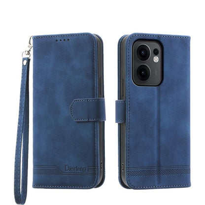 Dierfeng Dream Line TPU Hybrid PU Leather Phone Case, For OPPO Reno13 F 4G / 5G, For OPPO Reno11 Pro China, For OPPO Reno11 China, For OPPO A2