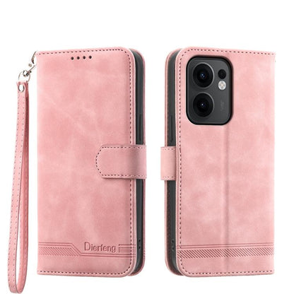 Dierfeng Dream Line TPU Hybrid PU Leather Phone Case, For OPPO Reno13 F 4G / 5G, For OPPO Reno11 Pro China, For OPPO Reno11 China, For OPPO A2