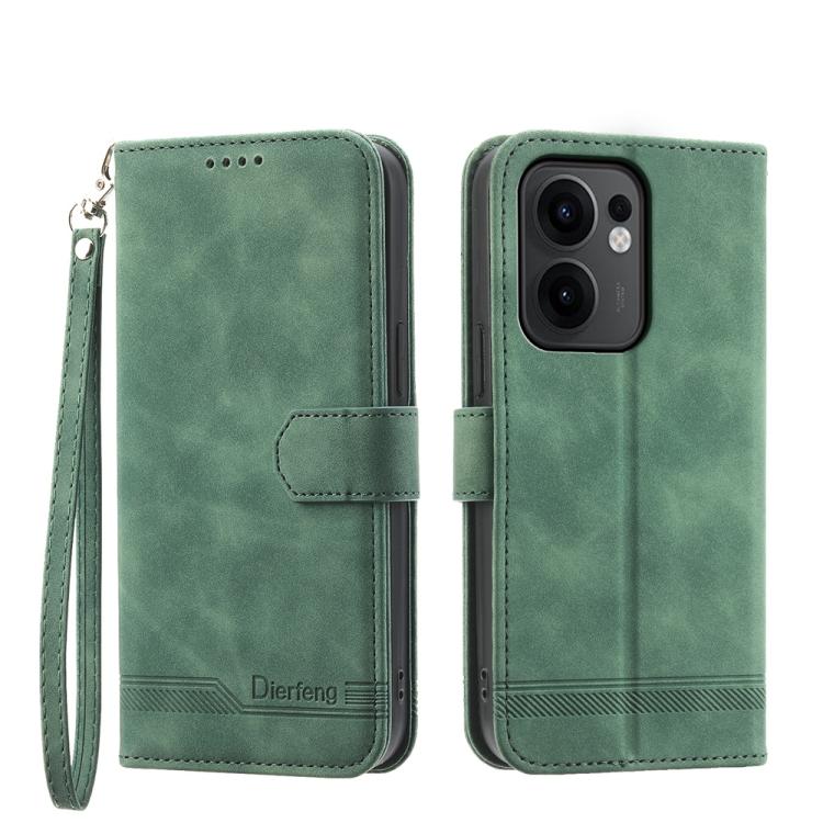 Dierfeng Dream Line TPU Hybrid PU Leather Phone Case, For OPPO Reno13 F 4G / 5G, For OPPO Reno11 Pro China, For OPPO Reno11 China, For OPPO A2