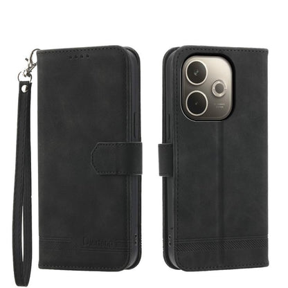 Dierfeng Dream Line TPU Hybrid PU Leather Phone Case, For OPPO Reno14 Global / Reno14 F 5G, For OPPO A5x 5G / A3 4G / 5G / A3x 4G / 5G, For OPPO A5 5G Global / A3 Pro 5G, For OPPO A5 PRO 5G Global