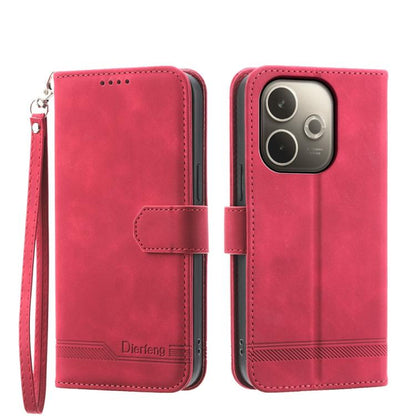 Dierfeng Dream Line TPU Hybrid PU Leather Phone Case, For OPPO Reno14 Global / Reno14 F 5G, For OPPO A5x 5G / A3 4G / 5G / A3x 4G / 5G, For OPPO A5 5G Global / A3 Pro 5G, For OPPO A5 PRO 5G Global