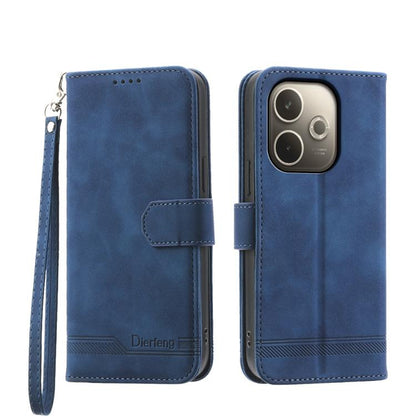 Dierfeng Dream Line TPU Hybrid PU Leather Phone Case, For OPPO Reno14 Global / Reno14 F 5G, For OPPO A5x 5G / A3 4G / 5G / A3x 4G / 5G, For OPPO A5 5G Global / A3 Pro 5G, For OPPO A5 PRO 5G Global