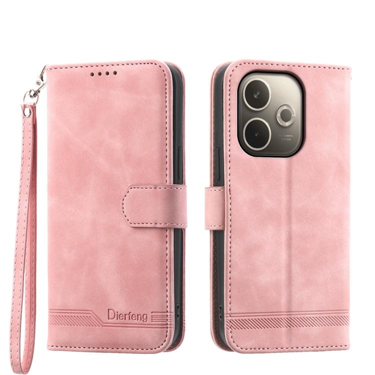 Dierfeng Dream Line TPU Hybrid PU Leather Phone Case, For OPPO Reno14 Global / Reno14 F 5G, For OPPO A5x 5G / A3 4G / 5G / A3x 4G / 5G, For OPPO A5 5G Global / A3 Pro 5G, For OPPO A5 PRO 5G Global