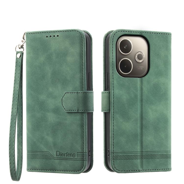 Dierfeng Dream Line TPU Hybrid PU Leather Phone Case, For OPPO Reno14 Global / Reno14 F 5G, For OPPO A5x 5G / A3 4G / 5G / A3x 4G / 5G, For OPPO A5 5G Global / A3 Pro 5G, For OPPO A5 PRO 5G Global