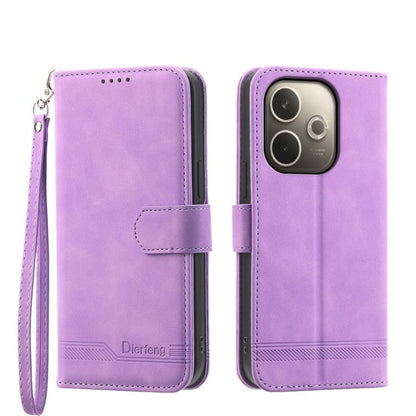 Dierfeng Dream Line TPU Hybrid PU Leather Phone Case, For OPPO Reno14 Global / Reno14 F 5G, For OPPO A5x 5G / A3 4G / 5G / A3x 4G / 5G, For OPPO A5 5G Global / A3 Pro 5G, For OPPO A5 PRO 5G Global