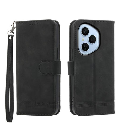 Dierfeng Dream Line TPU Hybrid PU Leather Phone Case, For OPPO Reno14 Global / Reno14 F 5G, For OPPO A5x 5G / A3 4G / 5G / A3x 4G / 5G, For OPPO A5 5G Global / A3 Pro 5G, For OPPO A5 PRO 5G Global