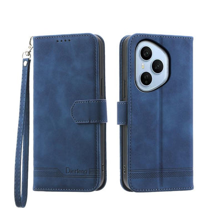 Dierfeng Dream Line TPU Hybrid PU Leather Phone Case, For OPPO Reno14 Global / Reno14 F 5G, For OPPO A5x 5G / A3 4G / 5G / A3x 4G / 5G, For OPPO A5 5G Global / A3 Pro 5G, For OPPO A5 PRO 5G Global