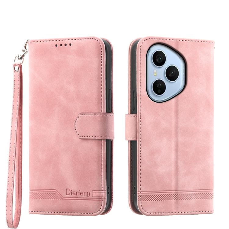 Dierfeng Dream Line TPU Hybrid PU Leather Phone Case, For OPPO Reno14 Global / Reno14 F 5G, For OPPO A5x 5G / A3 4G / 5G / A3x 4G / 5G, For OPPO A5 5G Global / A3 Pro 5G, For OPPO A5 PRO 5G Global