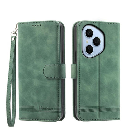 Dierfeng Dream Line TPU Hybrid PU Leather Phone Case, For OPPO Reno14 Global / Reno14 F 5G, For OPPO A5x 5G / A3 4G / 5G / A3x 4G / 5G, For OPPO A5 5G Global / A3 Pro 5G, For OPPO A5 PRO 5G Global
