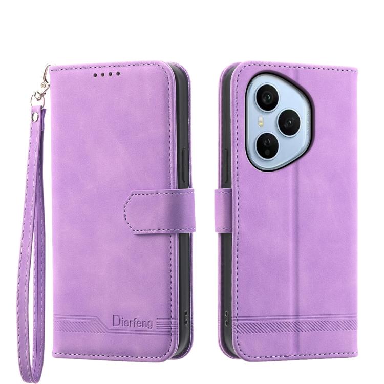 Dierfeng Dream Line TPU Hybrid PU Leather Phone Case, For OPPO Reno14 Global / Reno14 F 5G, For OPPO A5x 5G / A3 4G / 5G / A3x 4G / 5G, For OPPO A5 5G Global / A3 Pro 5G, For OPPO A5 PRO 5G Global