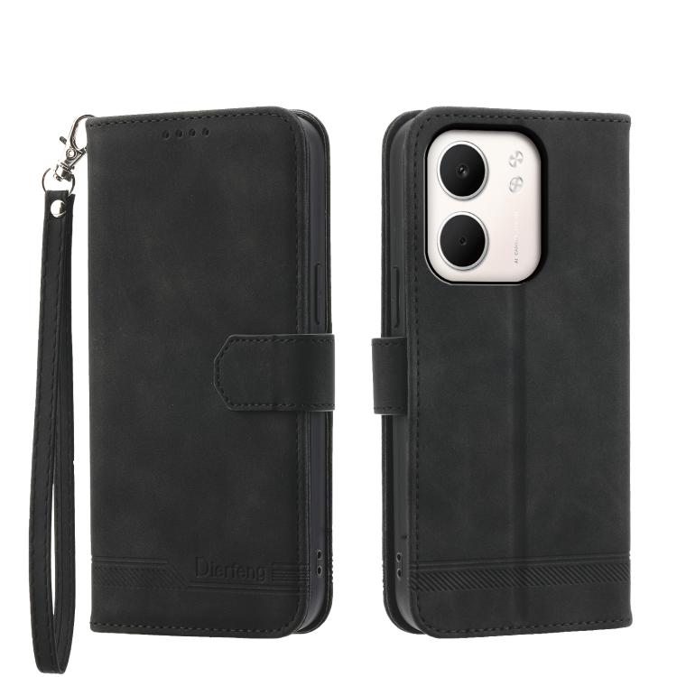 Dierfeng Dream Line TPU Hybrid PU Leather Phone Case, For OPPO Reno14 Global / Reno14 F 5G, For OPPO A5x 5G / A3 4G / 5G / A3x 4G / 5G, For OPPO A5 5G Global / A3 Pro 5G, For OPPO A5 PRO 5G Global