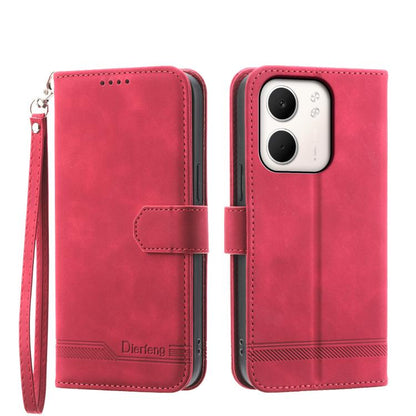 Dierfeng Dream Line TPU Hybrid PU Leather Phone Case, For OPPO Reno14 Global / Reno14 F 5G, For OPPO A5x 5G / A3 4G / 5G / A3x 4G / 5G, For OPPO A5 5G Global / A3 Pro 5G, For OPPO A5 PRO 5G Global