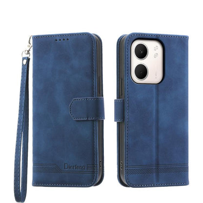 Dierfeng Dream Line TPU Hybrid PU Leather Phone Case, For OPPO Reno14 Global / Reno14 F 5G, For OPPO A5x 5G / A3 4G / 5G / A3x 4G / 5G, For OPPO A5 5G Global / A3 Pro 5G, For OPPO A5 PRO 5G Global