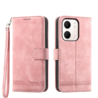 Dierfeng Dream Line TPU Hybrid PU Leather Phone Case, For OPPO Reno14 Global / Reno14 F 5G, For OPPO A5x 5G / A3 4G / 5G / A3x 4G / 5G, For OPPO A5 5G Global / A3 Pro 5G, For OPPO A5 PRO 5G Global
