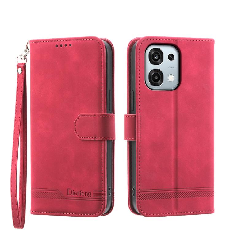 Dierfeng Dream Line TPU Hybrid PU Leather Phone Case, For OPPO Reno15 F 5G, For OPPO Reno15 5G / Reno 15c 5G, For OPPO A6x 5G / A6 5G Global, For OPPO A6 Pro 4G / 5G Global / F31 5G