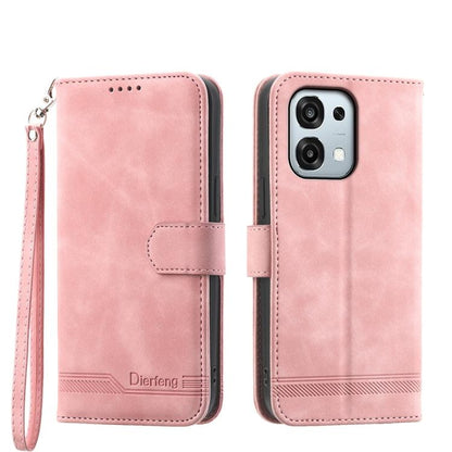 Dierfeng Dream Line TPU Hybrid PU Leather Phone Case, For OPPO Reno15 F 5G, For OPPO Reno15 5G / Reno 15c 5G, For OPPO A6x 5G / A6 5G Global, For OPPO A6 Pro 4G / 5G Global / F31 5G