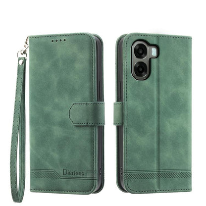 Dierfeng Dream Line TPU Hybrid PU Leather Phone Case, For OPPO Reno15 F 5G, For OPPO Reno15 5G / Reno 15c 5G, For OPPO A6x 5G / A6 5G Global, For OPPO A6 Pro 4G / 5G Global / F31 5G