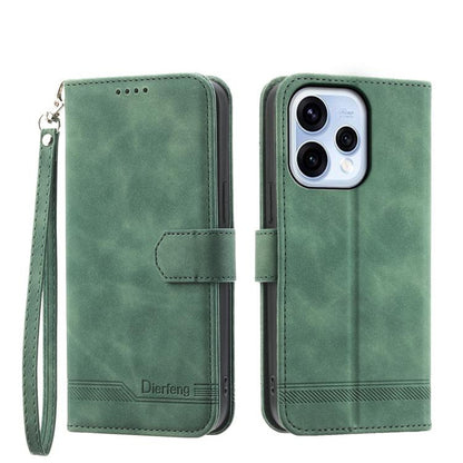 Dierfeng Dream Line TPU Hybrid PU Leather Phone Case, For OPPO Reno15 F 5G, For OPPO Reno15 5G / Reno 15c 5G, For OPPO A6x 5G / A6 5G Global, For OPPO A6 Pro 4G / 5G Global / F31 5G