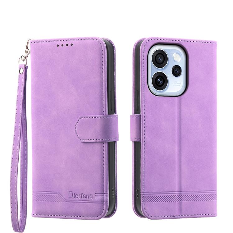 Dierfeng Dream Line TPU Hybrid PU Leather Phone Case, For OPPO Reno15 F 5G, For OPPO Reno15 5G / Reno 15c 5G, For OPPO A6x 5G / A6 5G Global, For OPPO A6 Pro 4G / 5G Global / F31 5G
