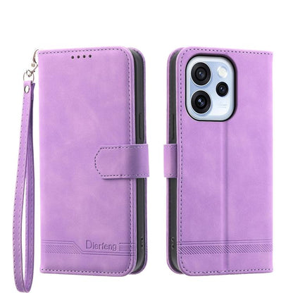 Dierfeng Dream Line TPU Hybrid PU Leather Phone Case, For OPPO Reno15 F 5G, For OPPO Reno15 5G / Reno 15c 5G, For OPPO A6x 5G / A6 5G Global, For OPPO A6 Pro 4G / 5G Global / F31 5G