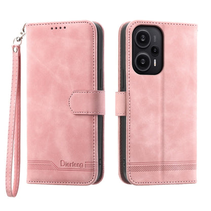 Dierfeng Dream Line TPU + PU Leather Phone Case, For Xiaomi Redmi Note 13 Pro+, For Xiaomi Redmi Note 13 Pro 5G, For Xiaomi 13T, For Xiaomi Redmi Note 12 Turbo 5G/Poco F5