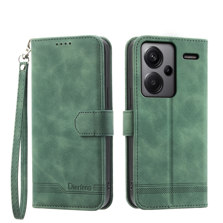 Dierfeng Dream Line TPU + PU Leather Phone Case, For Xiaomi Redmi Note 13 Pro+, For Xiaomi Redmi Note 13 Pro 5G, For Xiaomi 13T, For Xiaomi Redmi Note 12 Turbo 5G/Poco F5