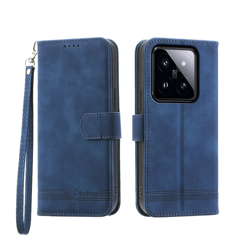 Dierfeng Dream Line TPU + PU Leather Phone Case, For Xiaomi 14 Pro, For Xiaomi 14, For Xiaomi Redmi Note 13 5G, For Xiaomi Redmi 13C